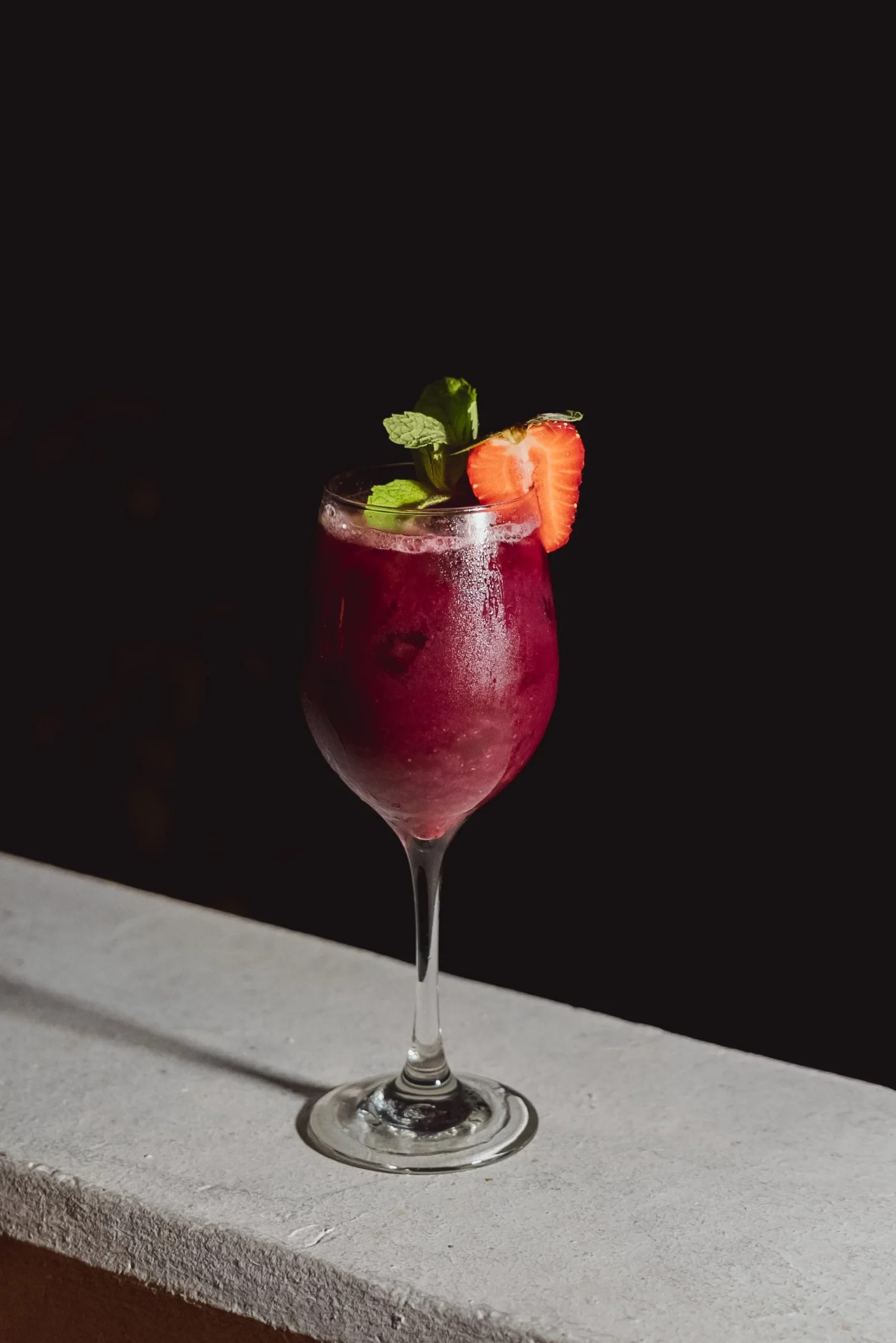 Sangria cocktail from the UNA beverage menu